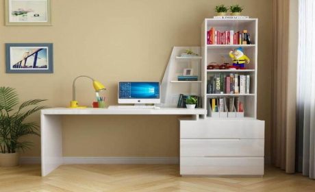 What are the factors to consider when designing a study desk?