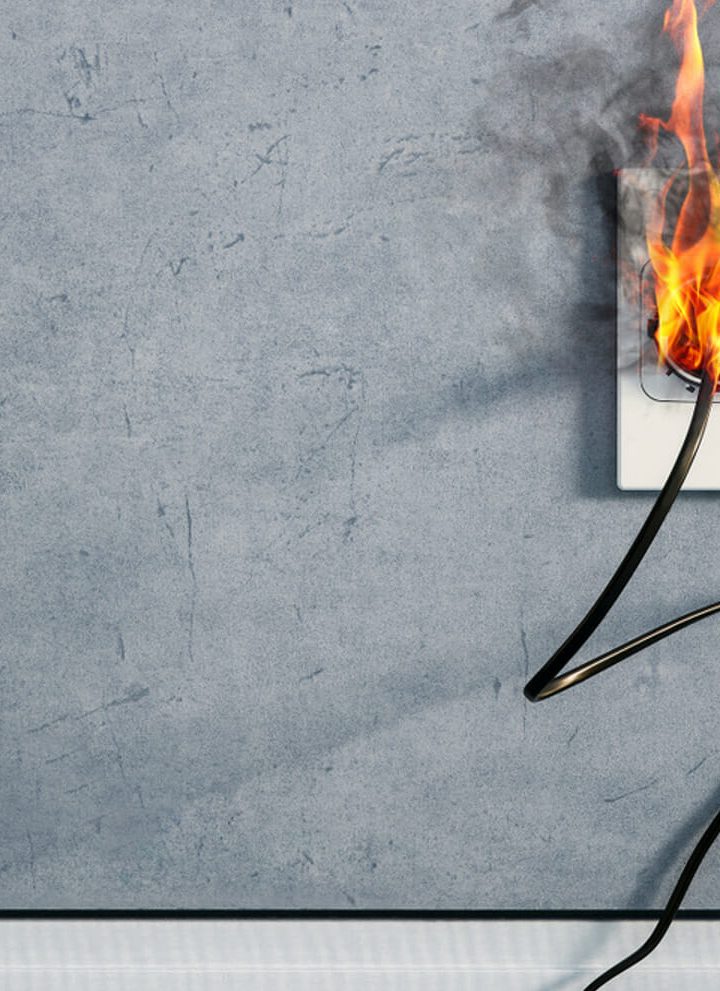 Electrical Fires Risk Increase With Improper Charger Installation Nearby
